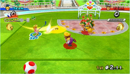 Игра Nintendo Wii Mario Sports Mix Europe Английская Версия Б/У - Retromagaz, image 4