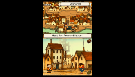 Игра Nintendo DS Professor Layton and the Curious Village Английская Версия Б/У - Retromagaz, image 3