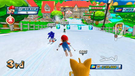 Игра Nintendo Wii Mario & Sonic at the Olympic Winter Games Europe Английская Версия Б/У - Retromagaz, image 2