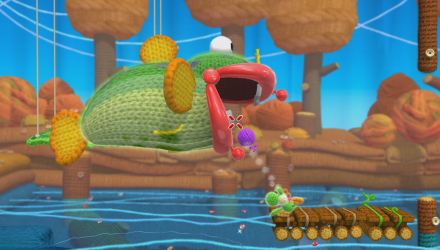 Игра Nintendo Wii U Yoshi's Woolly World Europe Английская Версия Б/У - Retromagaz, image 5