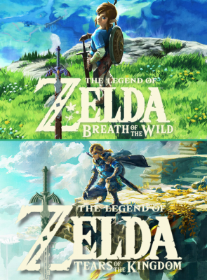 Набор Игра Nintendo Switch The Legend of Zelda Breath of The Wild Русская Озвучка Б/У  + The Legend of Zelda: Tears of the Kingdom