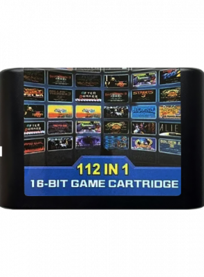 Сборник Игр RMC Mega Drive 112 in 1 Без Повторов Standart Free Английская Версия Cartridge Только Картридж Новый - Retromagaz