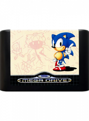 Игра Sega Mega Drive Sonic the Hedgehog Europe Английская Версия Без Мануала Б/У