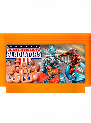 Игра RMC Famicom Dendy American Gladiators 90х Английская Версия Только Картридж Б/У