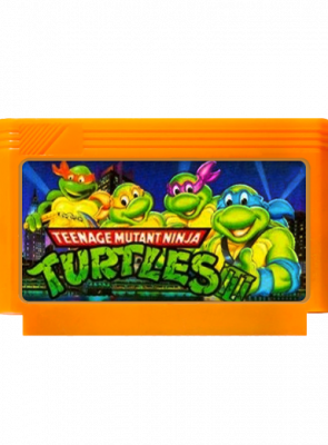 Игра RMC Famicom Dendy Teenage Mutant Ninja Turtles III: The Manhattan Project (TMNT 3) 90х Английская Версия Только Картридж Б/У