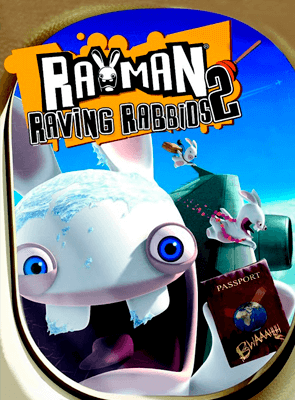 Игра Nintendo Wii Rayman Raving Rabbids 2 Europe Английская Версия Б/У