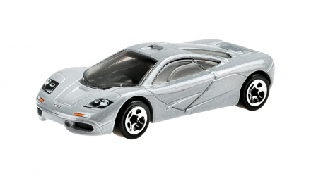 Машинка Базовая Hot Wheels McLaren F1 Exotics 1:64 GRX57 Metallic Silver - Retromagaz, image 2