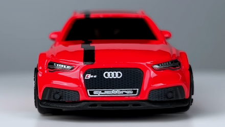 Тематическая Машинка Hot Wheels '17 Audi RS 6 Avant Hot Wagons 1:64 HWR56/HRR85 Red - Retromagaz, image 5