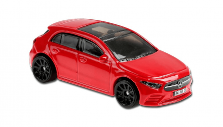 Машинка Базова Hot Wheels '19 Mercedes-Benz A-Class Nightburnerz 1:64 GHD13 Red - Retromagaz, image 3