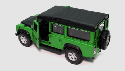 Машинка Bburago Land Rover Defender 110 1:32 Green - Retromagaz, image 4