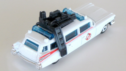 Машинка Базовая Hot Wheels Cadillac Ghostbusters Ecto-1 New Models 1:64 R0942 White - Retromagaz, image 3