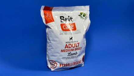 Сухой Корм для Собак с Пищевой Аллергией Brit Care Adult Medium Breed Ягнёнок 1kg - Retromagaz, image 2