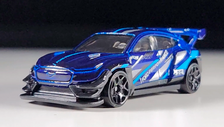 Машинка Базова Hot Wheels Ford Mustang Mach-E 1400 Drag Strip 1:64 HKH29 Dark Blue - Retromagaz, image 2