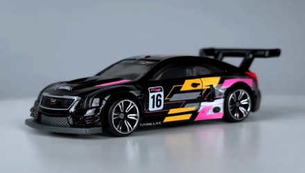 Тематична Машинка Hot Wheels '16 Cadillac ATS-V R Neon Speeders 1:64 HLH72/HRW82 Black - Retromagaz, image 1