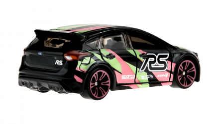 Тематическая Машинка Hot Wheels Ford Focus RS Neon Speeders 1:64 HLH72/HLH73 Black - Retromagaz, image 3