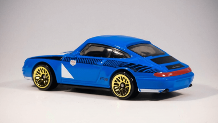 Машинка Базовая Hot Wheels '96 Porsche Carrera Magnus Walker The `90S 1:64 HTB03 Blue - Retromagaz, image 2