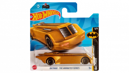 Машинка Базовая Hot Wheels Batman: The Animated Series Batmobile Batman 1:64 HKJ76 Gold - Retromagaz, image 1