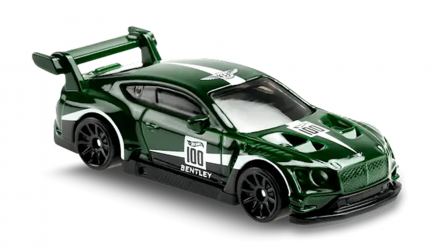 Машинка Базовая Hot Wheels 2018 Bentley Continental GT3 Race Day 1:64 GRX93 Green - Retromagaz, image 2