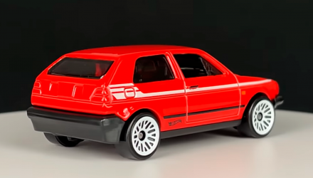 Тематична Машинка Hot Wheels Volkswagen Golf MK2 Volkswagen 1:64 HDH47 Red - Retromagaz, image 3