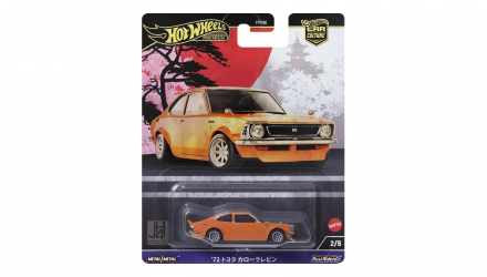 Машинка Premium Hot Wheels '72 Toyota Corolla Levin Japan Historics 1:64 HRV69 Orange - Retromagaz, image 6