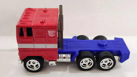 Машинка Базовая Hot Wheels Freightliner Optimus Prime T7 Transformers Screen Time 1:64 HYW26 Red - Retromagaz, image 2