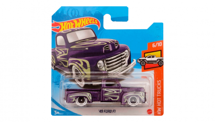 Машинка Базовая Hot Wheels '49 Ford F1 Hot Trucks 1:64 GRY95 Purple - Retromagaz, image 1