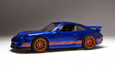 Тематична Машинка Matchbox Porsche 911 GT3 Germany 1:64 HVV05/HVV35 Blue - Retromagaz, image 1