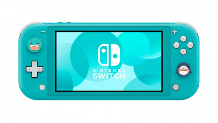 Накладки на Стики Geekshare 4шт Dinosaur Shark Nintendo Switch Green Blue - Retromagaz, image 5