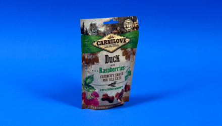 Лакомства для Кошек Carnilove Crunchy Snack Duck with Raspberries 50g - Retromagaz, image 2