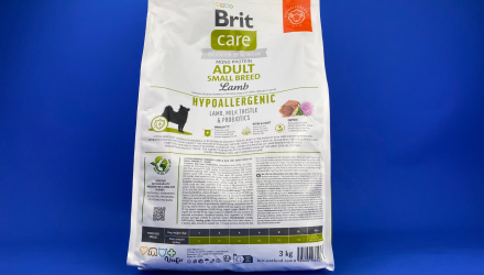 Сухий Корм для Собак з Харчовою Алергією Brit Care Adult Small Breed Ягня 3kg - Retromagaz, image 2