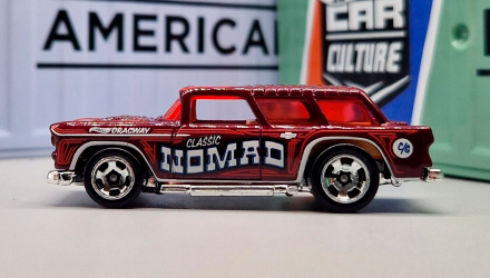 Машинка Базовая Hot Wheels Classic '55 Nomad Wagons 1:64 HKH73 Dark Red - Retromagaz, image 3