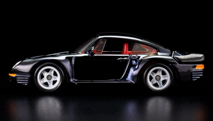 Машинка Premium Hot Wheels Porsche 959 Red Line Club RLC 1:64 HNL18 Black - Retromagaz, image 4