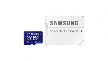 Карта Памяти Samsung Pro Plus UHS-I U3 V30 A2 + SD Adapter 256GB - Retromagaz, image 2