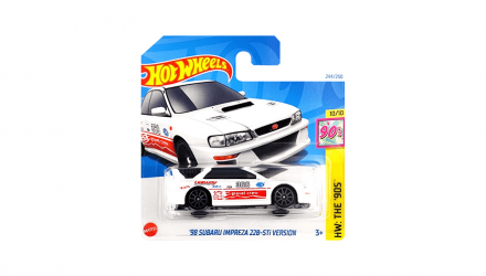 Машинка Базовая Hot Wheels '98 Subaru Impreza 22B STi-Version The `90S 1:64 HTB12 White - Retromagaz, image 1