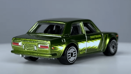 Тематична Машинка Hot Wheels '71 Datsun 510 Ultra Hots 1:64 HDG52/HRX09 Green - Retromagaz, image 2