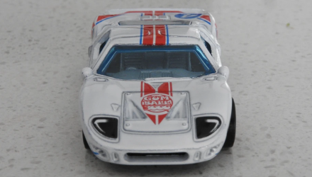 Машинка Базова Hot Wheels Ford GT-40 Gumball 3000 Then and Now 1:64 GTB33 White - Retromagaz, image 5