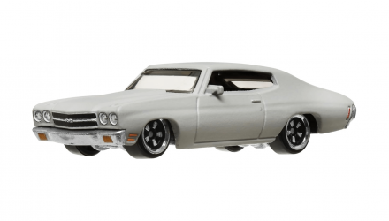 Тематическая Машинка Hot Wheels 1970 Chevelle SS Dominic Toretto Fast & Furious 1:64 HNR88/HRW47 Grey - Retromagaz, image 1