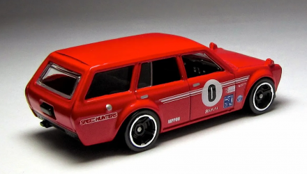 Машинка Базовая Hot Wheels '71 Datsun Bluebird 510 Wagon Workshop 1:64 BFD77 Red - Retromagaz, image 3