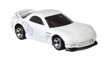 Тематична Машинка Hot Wheels '95 Mazda RX-7 Fast & Furious 1:64 FYY54 White - Retromagaz, image 3