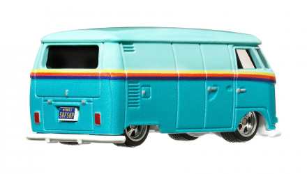 Машинка Premium Hot Wheels Volkswagen T1 Panel Bus Boulevard 1:64 GJT68/HKF18 Turquoise - Retromagaz, image 3