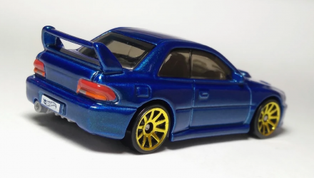 Машинка Базовая Hot Wheels '98 Subaru Impreza 22B STi-Version Turbo 1:64 GHB42 Blue - Retromagaz, image 3