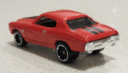 Машинка Базовая Hot Wheels '70 Chevelle SS Fast & Furious Screen Time 1:64 GHC78 Red - Retromagaz, image 3