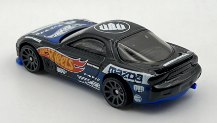 Машинка Базовая Hot Wheels '95 Mazda RX-7 Mad Mike Speed Graphics 1:64 FYD04 Black - Retromagaz, image 6