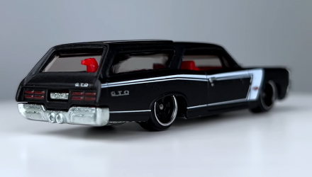 Тематическая Машинка Hot Wheels Custom '66 GTO Hot Wagons 1:64 HWR56/HRR87 Black - Retromagaz, image 3