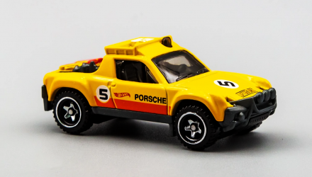 Машинка Базовая Hot Wheels Porsche 914 Safari Luftgekult Nightburnerz 1:64 GHB50 Yellow - Retromagaz, image 2