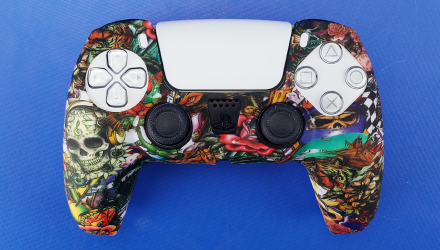 Чохол Силіконовий RMC PlayStation 5 Tatto Art Green Новий - Retromagaz, image 1