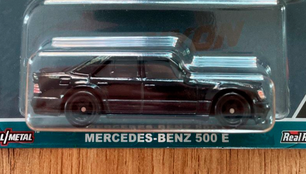 Машинка Premium Hot Wheels Mercedes-Benz 500 E Chase Canyon Warriors 1:64 FPY86/HKC57 Black - Retromagaz, image 4