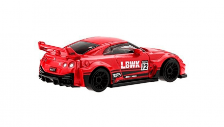 Машинка Базова Hot Wheels Liberty Walk LB-Silhouette Works GT Nissan 35GT-RR Ver.2 J-Imports 1:64 GTC11 Red - Retromagaz, image 3