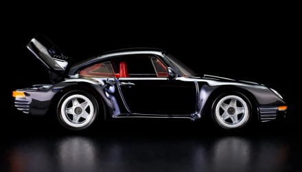 Машинка Premium Hot Wheels Porsche 959 Red Line Club RLC 1:64 HNL18 Black - Retromagaz, image 5