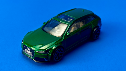 Машинка Базовая Hot Wheels '17 Audi RS 6 Avant Wagons 1:64 HKH69 Green - Retromagaz, image 2